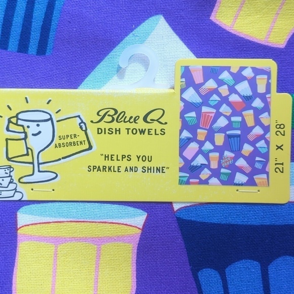 Dish Towel Towel--I'd Juice That!-- Blue Q - Picture 3 of 4